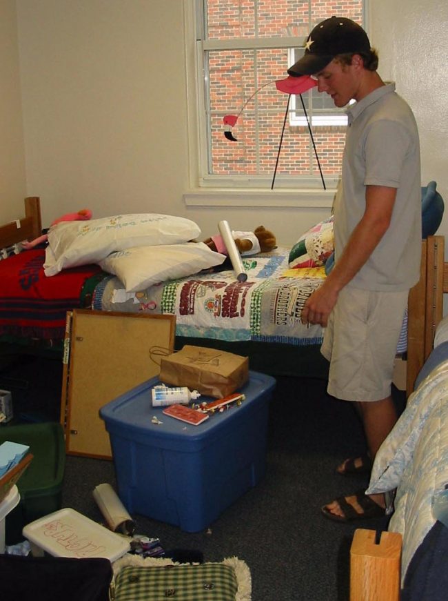  Residence halls overflow with first-years