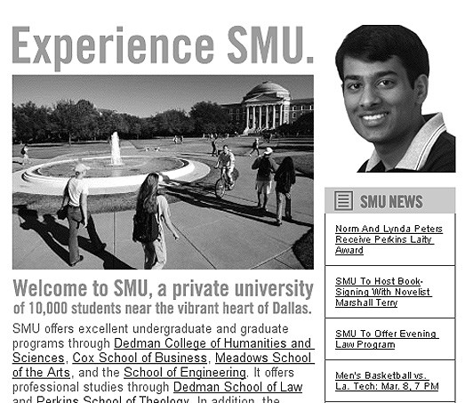  SMU Web site revamped to meet government standards