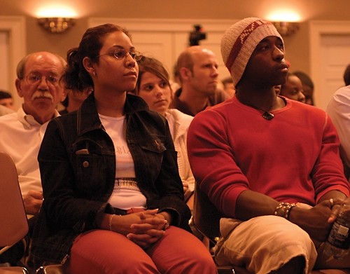  Students gather to debate