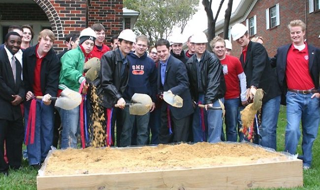  SigEp breaks ground