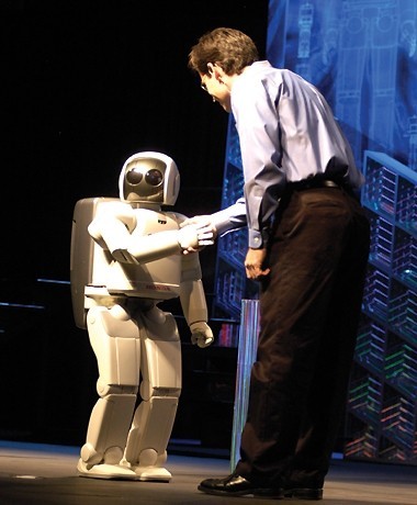  ASIMO performs on the Hilltop