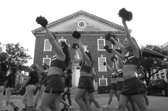  Pep-rally garners excitement about upcoming SMU athletics