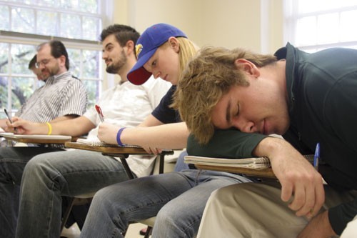  Students snooze or lose