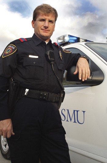 SMU Police officer Jimmy Winn.