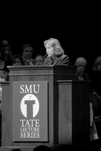 Presidential Historian Doris Kearns Goodwin speaks at the Tate Lecture on Tuesday night.