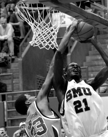 SMU will look to Bamba Fall to have another big game against Houston tonight at Moody Coliseum.