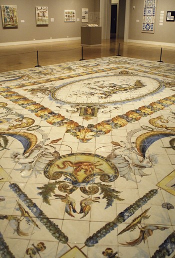  A large design from the Meadows Muesem's "Tiles of Valencia" exhibit.