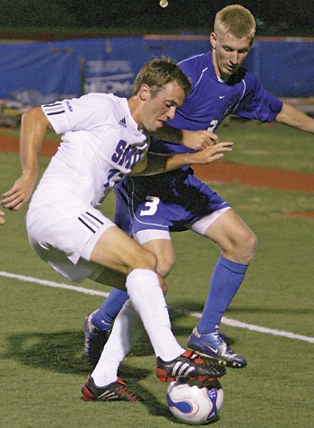 The Mustangs tied Tulsa 2-2 in their first conference game. SMU will try for its first win tonight at Westcott Field.