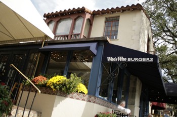 Whos Who Burgers is located in Highland Park Village near campus.  