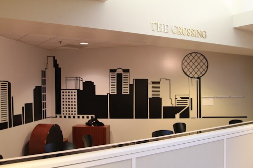 Submitted art from the Crossing Mural contest will be on display from April 12-15