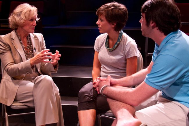 Glenn Close sat down with A&E Editor Lauren Smart and Features Intern Chase Wade during her visit to campus Tuesday.