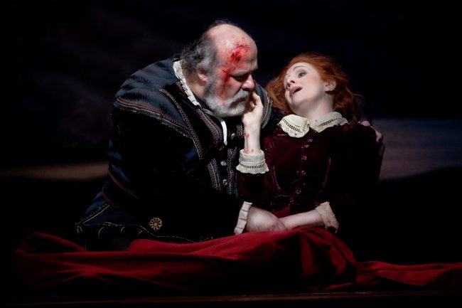 Verdi’s “Rigoletto,” starring Paolo Gavanelli and Laura Claycomb (pictured above), will be playing at the Winspear Theater until April 10.