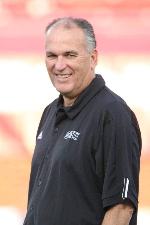 Coach June Jones will be entering his fourth year as SMU’s head football coach.