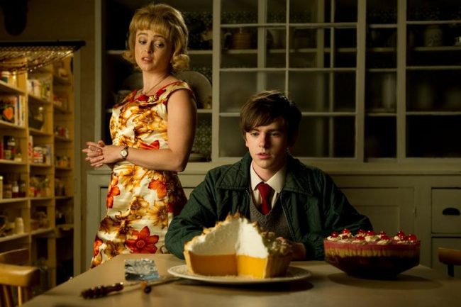 Helena Bonhan Carter and Freddy Highmore in a scene from ‘Toast.’