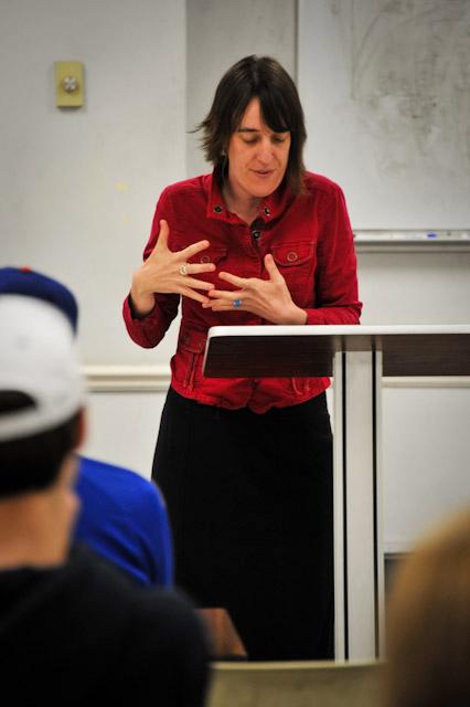 Kathryn Lofton, a professor of American and religious studies at Yale, spoke Thursday evening about culture’s influence on religion.