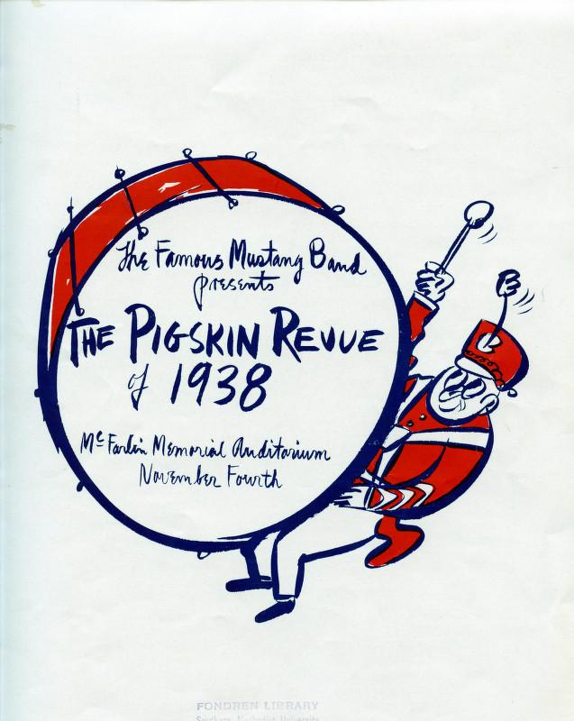 Cover of the Pigskin Revue program of 1938. 