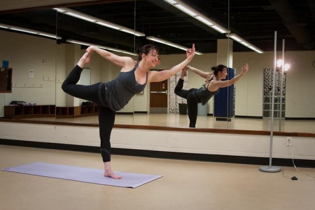 The Dedman Center offers Group X yoga every day of the week for $4 a class or $70 for an unlimitted passes.