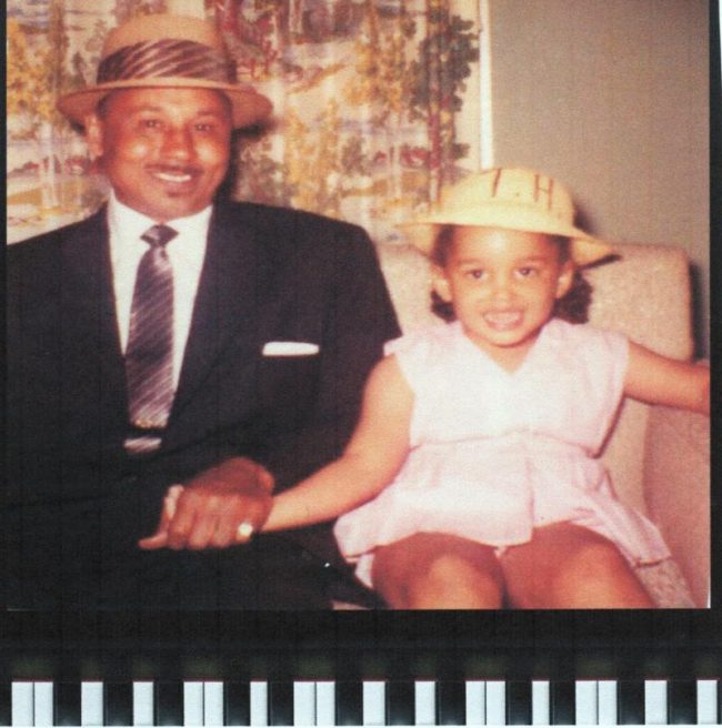 Redmond and her jazz legend grandfather Teddy Hill. 