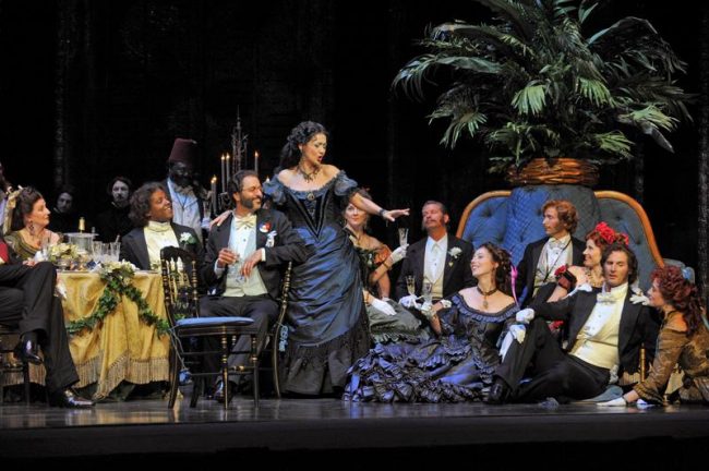 In the Margot and Bill Winspear Opera House, The Dallas Opera performed “La Traviata” for its opening night on Friday, April 13. “La Traviata” is sung in Italian with English supertitles, for all to comprehend. 