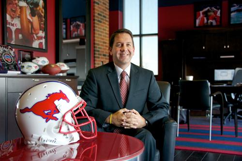 Third generation athletic director Rick Hart will help lead the SMU’s athletic program in its move to the Big East. 