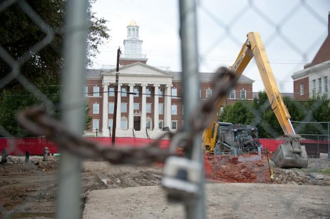 SMU construction will continue on campus until Fall 2014 when two-year residential rules will go into effect.