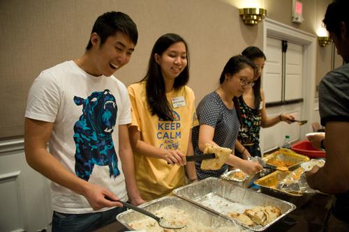 Asian Council members volunteered at the Indian Student Association event on Thursday evening.