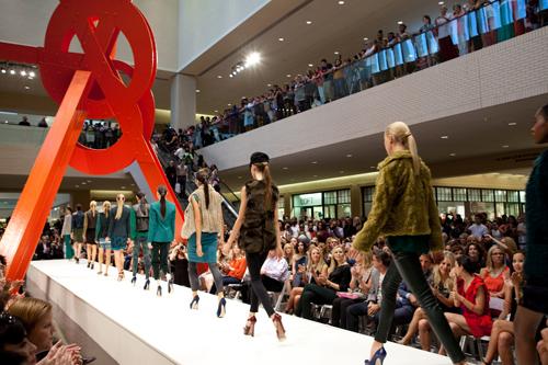 The runway at NorthPark Center flaunted this season’s trends.