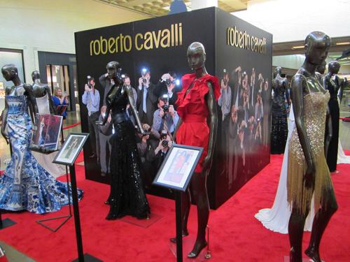 Roberto Cavalli opened an exhibit at NorthPark Center on Aug. 29.