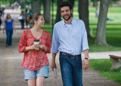 Elizabeth Olsen and Josh Radnor in the light-hearted collegiate comedy Liberal Arts. 