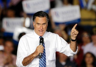 Presidential candidate Mitt Romney will debate against President Barack Obama Wednesday evening.