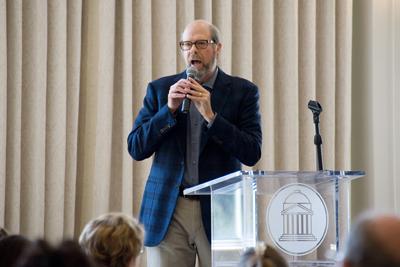 Stephen Tobolowky spoke to students about his career on Wednesday.