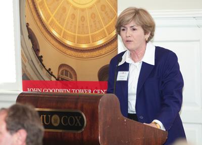 Kathleen Cooper speaks at a John G. Tower Center event in 2011. 