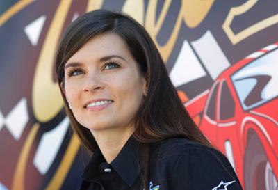 Danica Patrick spoke to students at Texas Motor Speedway Thursday.