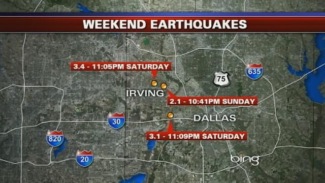 Earthquakes Hit Dallas/Ft. Worth Area