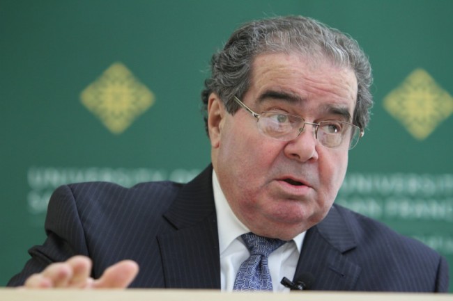 Justice Scalia discusses legal vision