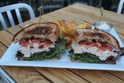 Dive Coastal Cuisine in Snider Plaza offers many seafood dishes like their jumbo lump crab BLT.