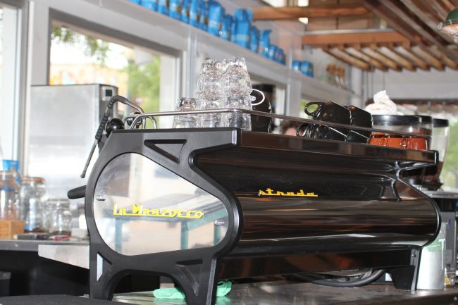 Oddfellows has a $24,000 espresso machine imported from Italy — one of four in the United States.