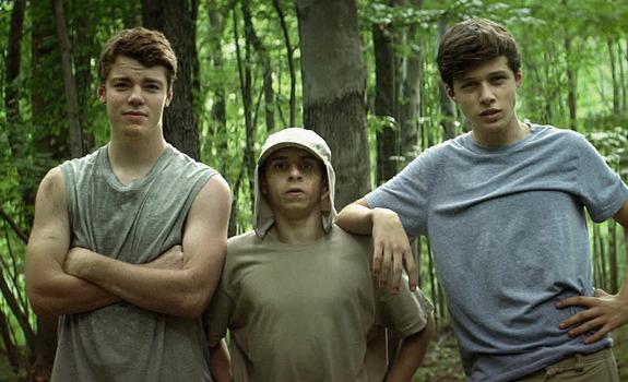 “The Kings of Summer” stars Gabriel Basso, Moises Arias and Nick Robinson in a still from the film.