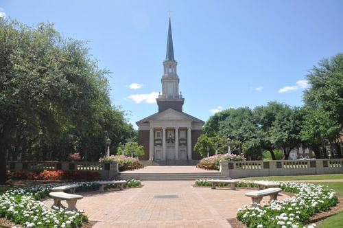 Perkins Chapel on SMU Campus hosts more than 150 weddings per year, about one-third of those weddings are SMU students or alumni, but not undergraduates.