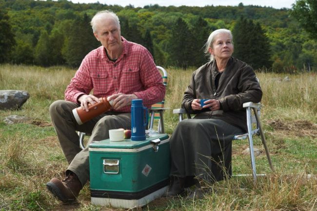 James Cromwell and Genevieve Bujold in Still Mine. 
