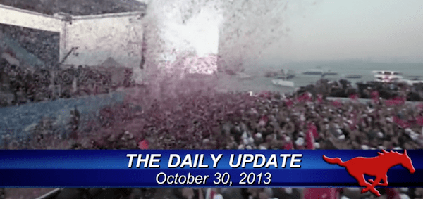 The Daily Update: Wednesday, October 30, 2013