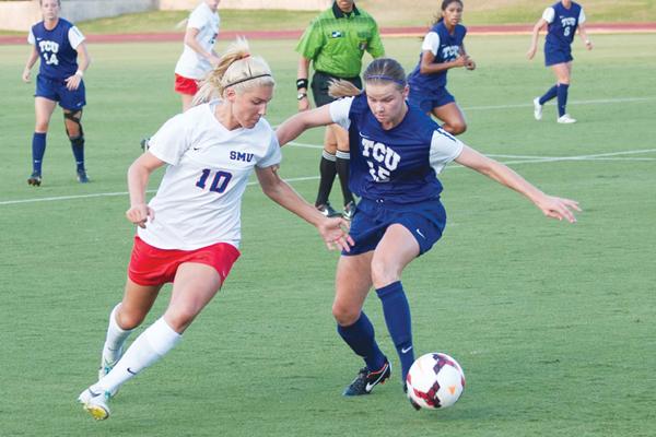 Junior Shelby Redman (10) leads the Mustangs with  six goals in 2013. (Courtesy of Douglas Fejer)