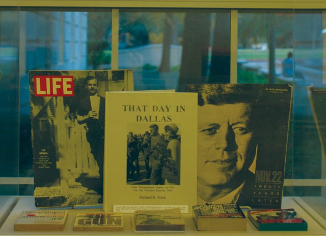 The+speech+President+Kennedy+was+set+to+deliver+in+Dallas+before+his+assassination+is+one+of+the+exhibits+on+display+in+Fondren+Library.Photo+credit%3A+Ellen+Smith.