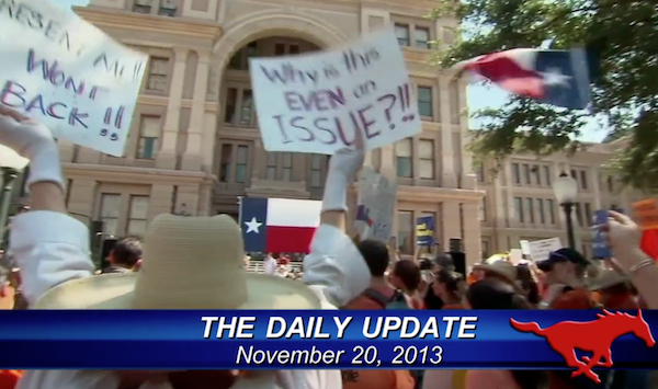 The Daily Update: Wednesday, November 20, 2013
