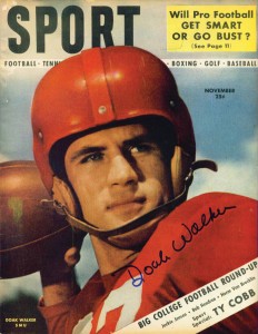 Walker’s college career was briefly interrupted after he was drafted in the U.S. Army in 1946.  (Courtesy of heismanheroes.com)