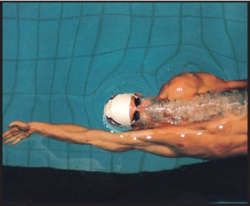 During his career at SMU, Berube dominated the poll and won a total of three NCAA Titles in 1996: the 100-m backstroke, 200-m backstroke, and the 200-meter individual medley. (Courtesy of Ryansouthwestolympians.com)