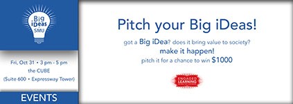 The Big iDeas Pitch Contest will take place Oct. 31. (Courtesy of SMU)