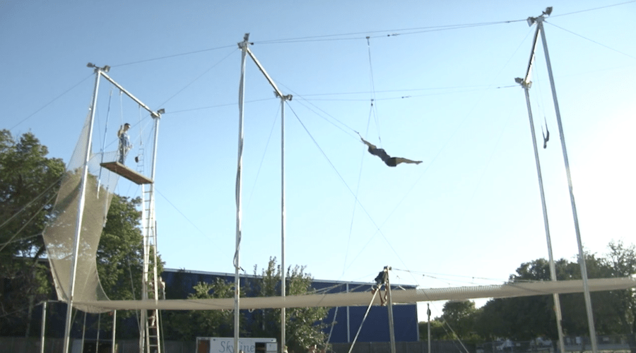 VIDEO: Skyline Trapeze
