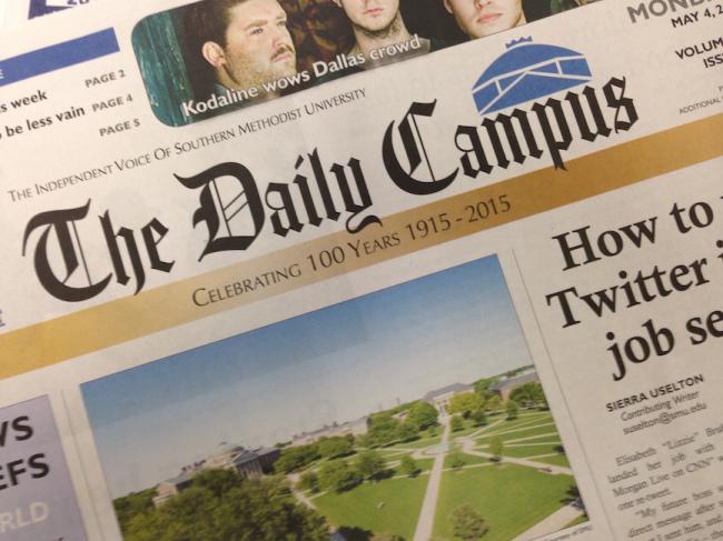 The Daily Campus announces format, frequency changes for its 100th year