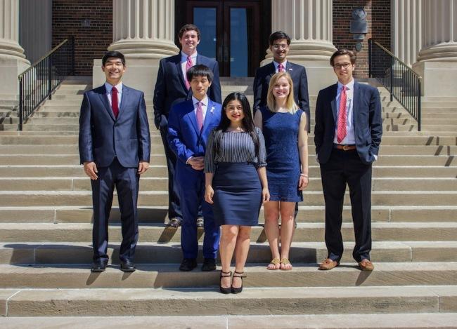 From left to right: Brian Yen, Bennett Kendall, Michael Nguyen, Monica Rodriguez, Fairooz Adams, Emily Dombrowski, Carlton Adams
Courtesy of: Monica Rodriguez